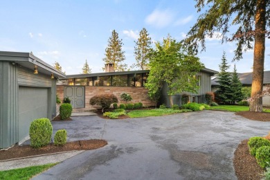 Experience mid-century modern luxury at its finest in this on Spokane Country Club in Washington - for sale on GolfHomes.com, golf home, golf lot