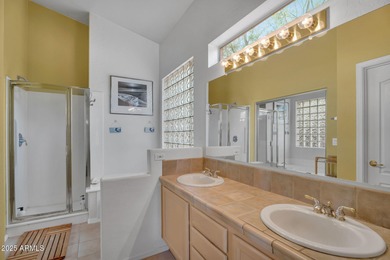 Welcome to your backyard oasis! This single-level home features on Las Sendas Golf Club in Arizona - for sale on GolfHomes.com, golf home, golf lot