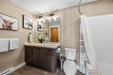 RARE ski in/out, 2 bedroom, 2 bathroom end unit with level entry on Sun Peaks Resort Golf Course in  - for sale on GolfHomes.com, golf home, golf lot