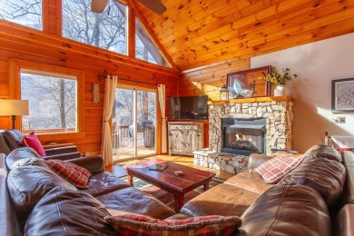 Charming Log Cabin Retreat in Bryson City -Nestled in the heart on Smoky Mountain Country Club in North Carolina - for sale on GolfHomes.com, golf home, golf lot