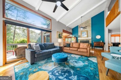 Spacious Contemporary Lake Front Home with Big Water Views and on The Highlands Course at Lake Arrowhead in Georgia - for sale on GolfHomes.com, golf home, golf lot