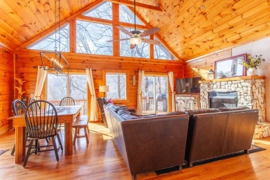 Charming Log Cabin Retreat in Bryson City -Nestled in the heart on Smoky Mountain Country Club in North Carolina - for sale on GolfHomes.com, golf home, golf lot