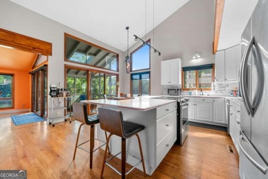 Spacious Contemporary Lake Front Home with Big Water Views and on The Highlands Course at Lake Arrowhead in Georgia - for sale on GolfHomes.com, golf home, golf lot
