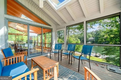 Spacious Contemporary Lake Front Home with Big Water Views and on The Highlands Course at Lake Arrowhead in Georgia - for sale on GolfHomes.com, golf home, golf lot
