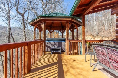 Charming Log Cabin Retreat in Bryson City -Nestled in the heart on Smoky Mountain Country Club in North Carolina - for sale on GolfHomes.com, golf home, golf lot