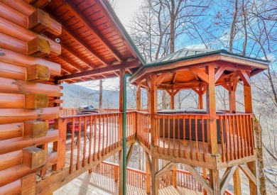 Charming Log Cabin Retreat in Bryson City -Nestled in the heart on Smoky Mountain Country Club in North Carolina - for sale on GolfHomes.com, golf home, golf lot