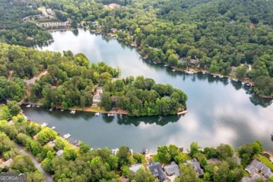 Spacious Contemporary Lake Front Home with Big Water Views and on The Highlands Course at Lake Arrowhead in Georgia - for sale on GolfHomes.com, golf home, golf lot