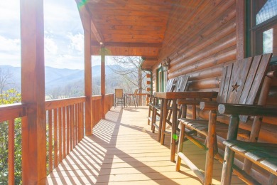 Charming Log Cabin Retreat in Bryson City -Nestled in the heart on Smoky Mountain Country Club in North Carolina - for sale on GolfHomes.com, golf home, golf lot