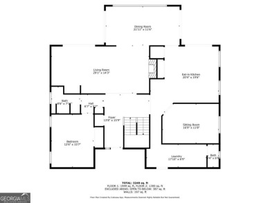 Spacious Contemporary Lake Front Home with Big Water Views and on The Highlands Course at Lake Arrowhead in Georgia - for sale on GolfHomes.com, golf home, golf lot