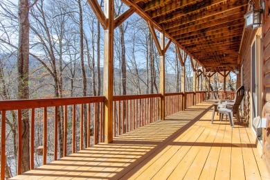 Charming Log Cabin Retreat in Bryson City -Nestled in the heart on Smoky Mountain Country Club in North Carolina - for sale on GolfHomes.com, golf home, golf lot