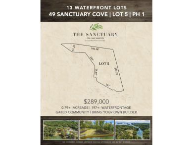 Lot 5 , 49 Sanctuary Cove is cleared and ready to build on. 2 on Stillwaters Golf and Country Club in Alabama - for sale on GolfHomes.com, golf home, golf lot
