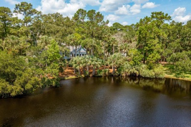 Beautiful custom-built home with expansive lagoon and golf on The Seabrook Island Club in South Carolina - for sale on GolfHomes.com, golf home, golf lot