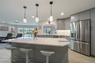 Stunning fully renovated 3BR/2BA ground-level home with private on Beachview Golf Club in Florida - for sale on GolfHomes.com, golf home, golf lot