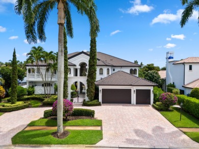 Experience breathtaking long lake views from this grand estate on St. Andrews Country Club of Boca Raton in Florida - for sale on GolfHomes.com, golf home, golf lot