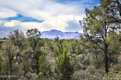 Picturesque views and gently sloping vegetated lot for your new on Talking Rock Golf Club in Arizona - for sale on GolfHomes.com, golf home, golf lot