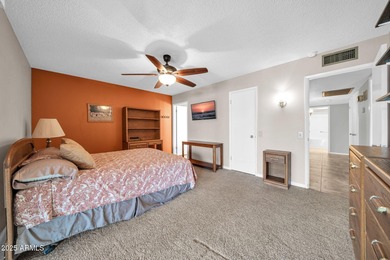 This unique 3 bedroom, 3 bath North/South facing home in Sun on Union Hills Country Club in Arizona - for sale on GolfHomes.com, golf home, golf lot