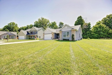 This beautiful four-bedroom, three-bathroom ranch-style home on Bloomington Country Club in Indiana - for sale on GolfHomes.com, golf home, golf lot