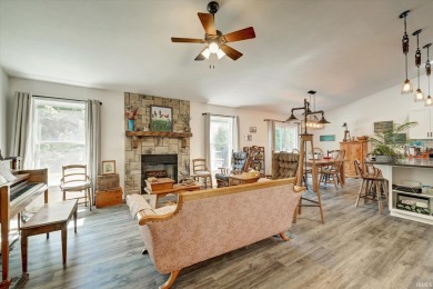 This beautiful four-bedroom, three-bathroom ranch-style home on Bloomington Country Club in Indiana - for sale on GolfHomes.com, golf home, golf lot