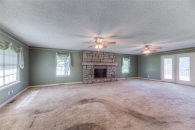 Discover the potential in this spacious 2-story ranch style home on The Canyons At Blackjack Ridge in Oklahoma - for sale on GolfHomes.com, golf home, golf lot