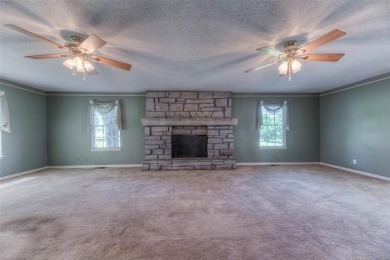 Discover the potential in this spacious 2-story ranch style home on The Canyons At Blackjack Ridge in Oklahoma - for sale on GolfHomes.com, golf home, golf lot