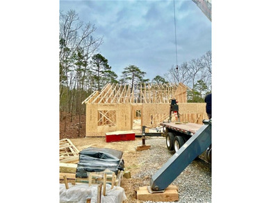 Currently under construction in the gated lake and golf on The Highlands Course at Lake Arrowhead in Georgia - for sale on GolfHomes.com, golf home, golf lot