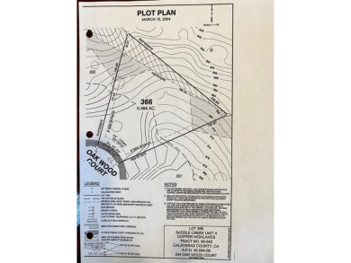 Purchase this lot and Builder/Seller is ready to start on The Club at Copper Valley Golf Course in California - for sale on GolfHomes.com, golf home, golf lot