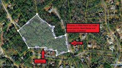 You will not find another lot like this in Hampstead! Almost 8 on Olde Point Golf and Country Club in North Carolina - for sale on GolfHomes.com, golf home, golf lot