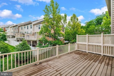 This Generous Town Home boasts over 3300 square feet of living on Lake Presidential Golf Club in Maryland - for sale on GolfHomes.com, golf home, golf lot
