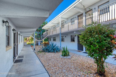 Discover this affordable and inviting first-floor 2-bedroom on Daytona Beach Golf Club in Florida - for sale on GolfHomes.com, golf home, golf lot