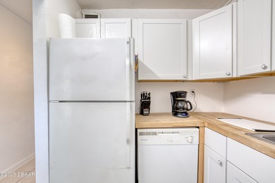 Discover this affordable and inviting first-floor 2-bedroom on Daytona Beach Golf Club in Florida - for sale on GolfHomes.com, golf home, golf lot