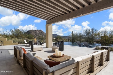 This stunning, newly completed Ranch Hacienda estate nestled on on The Estancia Club in Arizona - for sale on GolfHomes.com, golf home, golf lot