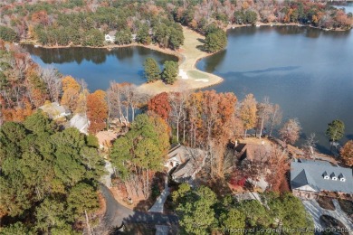 One story lakefront home in a gated golf community! Open floor on Carolina Trace Country Club in North Carolina - for sale on GolfHomes.com, golf home, golf lot