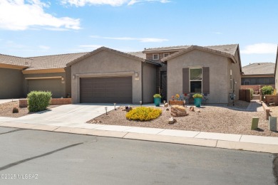 Immaculate San Bernardino model, built in 2021, brimming with on Canoa Ranch Golf Club in Arizona - for sale on GolfHomes.com, golf home, golf lot
