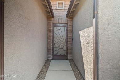 Immaculate San Bernardino model, built in 2021, brimming with on Canoa Ranch Golf Club in Arizona - for sale on GolfHomes.com, golf home, golf lot