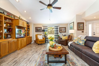 Surrounded by mature trees on a peaceful lot, this home blends on The Coves Golf Course in Oklahoma - for sale on GolfHomes.com, golf home, golf lot