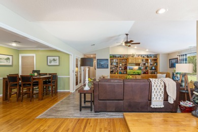 Surrounded by mature trees on a peaceful lot, this home blends on The Coves Golf Course in Oklahoma - for sale on GolfHomes.com, golf home, golf lot
