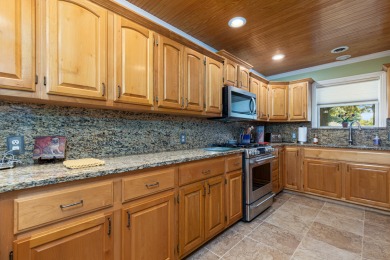 Surrounded by mature trees on a peaceful lot, this home blends on The Coves Golf Course in Oklahoma - for sale on GolfHomes.com, golf home, golf lot