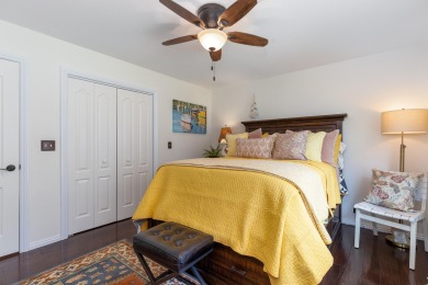 Surrounded by mature trees on a peaceful lot, this home blends on The Coves Golf Course in Oklahoma - for sale on GolfHomes.com, golf home, golf lot