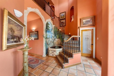 Welcome to this stunning Mediterranean-inspired retreat located on Hackberry Creek Country Club in Texas - for sale on GolfHomes.com, golf home, golf lot