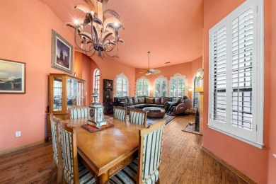 Welcome to this stunning Mediterranean-inspired retreat located on Hackberry Creek Country Club in Texas - for sale on GolfHomes.com, golf home, golf lot