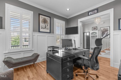 Sophisticated and immaculately maintained, this 3,639 sq. ft on The Club At Twelve Oaks in North Carolina - for sale on GolfHomes.com, golf home, golf lot