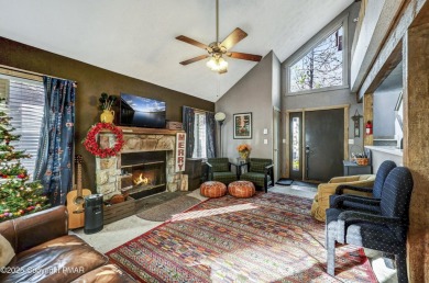 Relax at this Cozy Boho Chic Townhouse in SNOW RIDGE Village, a on Jack Frost National Golf Course in Pennsylvania - for sale on GolfHomes.com, golf home, golf lot