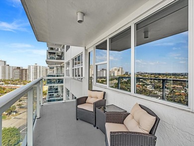 Super stylish kitchen with new quartz countertops, designer on Coral Ridge Country Club in Florida - for sale on GolfHomes.com, golf home, golf lot