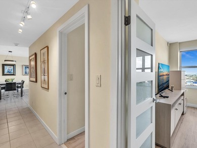 Super stylish kitchen with new quartz countertops, designer on Coral Ridge Country Club in Florida - for sale on GolfHomes.com, golf home, golf lot