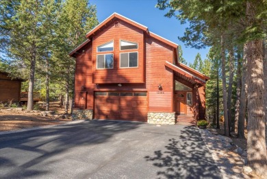 Nestled among the towering trees and just across from the Tahoe on Tahoe Donner Golf Course in California - for sale on GolfHomes.com, golf home, golf lot