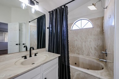 4 bedrooms, 2.5 bathrooms and 2.5 car garage with a large on Arrowhead Country Club in Arizona - for sale on GolfHomes.com, golf home, golf lot