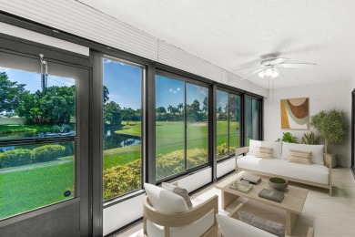 1st Floor Condo w/ Lake & Golf Views*Large  Enclosed Patio & on Boca Delray Golf and Country Club in Florida - for sale on GolfHomes.com, golf home, golf lot