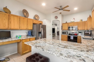 Fall in love with this spacious 3-bed, 2-bath gem featuring a on Coyote Lakes Golf Club in Arizona - for sale on GolfHomes.com, golf home, golf lot