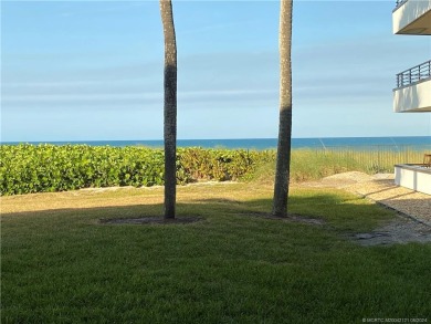 Wide ocean views from this spacious 2 bedroom, 2 bath condo has on Ocean Club At the Hutchinson Island Beach Resort and Marina in Florida - for sale on GolfHomes.com, golf home, golf lot