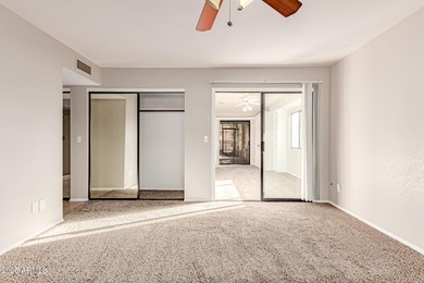 This beautifully refreshed 3-bedroom home in Leisure World, is on Coyote Run Golf Course in Arizona - for sale on GolfHomes.com, golf home, golf lot